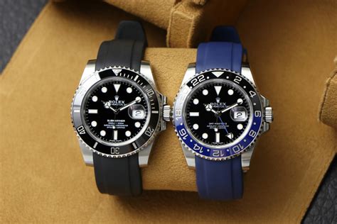 rolex rubber deployment strap|rolex rubber strap for submariner.